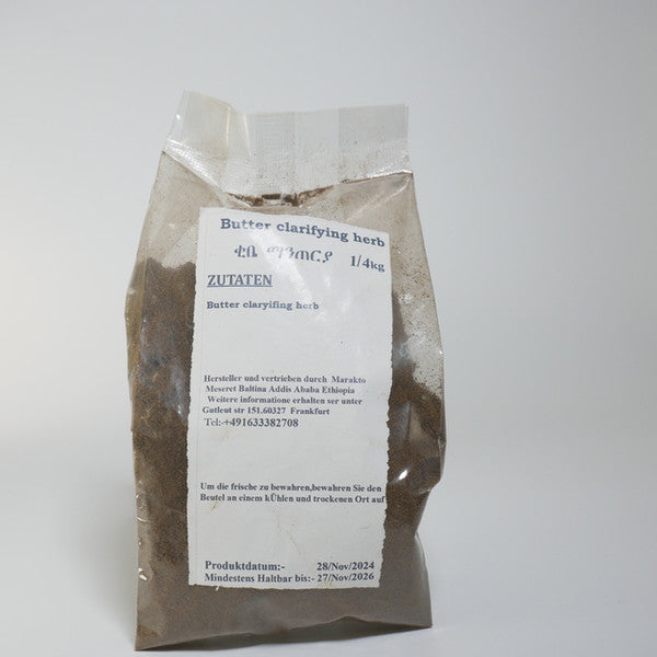 Butter Clarifying Herb 250g / ቂቤ ማንፈርያ