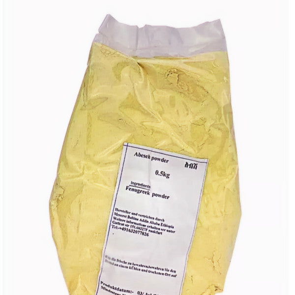 Fenugreek Powder 0.5Kg / ሃርጸ አበዓኾ