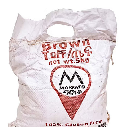 Brown Teff Powder 5Kg / ቀይሕ ጣፍ